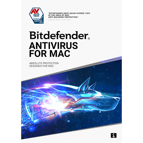 Bitdefender Antivirus for Mac 1 Mac 1 Year USA & Canada